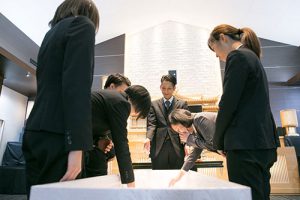 桜川市の葬儀・家族葬の流れ 納棺